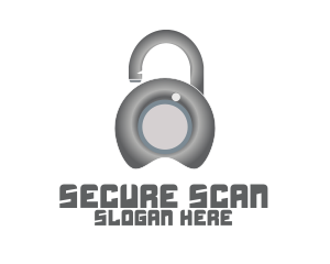 Metal Lock Security  logo design