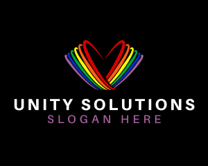 Rainbow Heart Community logo