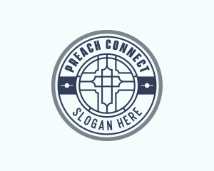 Christian Cross Church logo design