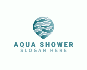 Wave Aqua Water logo design