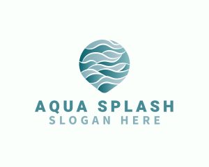 Wave Aqua Water logo design