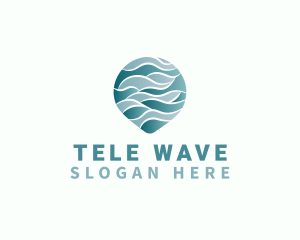 Wave Aqua Water logo design