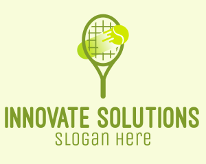 Tennis Ball Racket  Logo