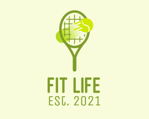 Tennis Ball Racket  logo