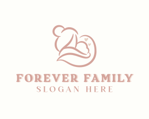 Mother Baby Parenting logo design