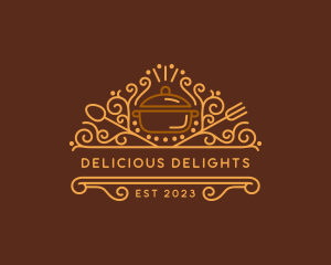 Luxury Gourmet Restaurant logo design