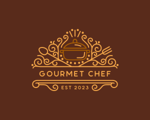 Luxury Gourmet Restaurant logo design