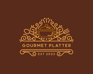 Luxury Gourmet Restaurant logo design