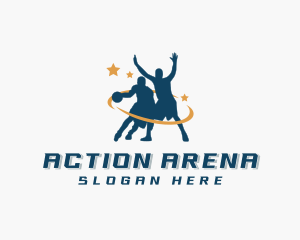 Basketball Player Athlete logo