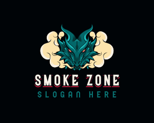 Beast Dragon Smoke logo design