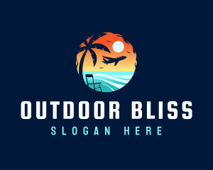 Vacation Beach Resort logo design