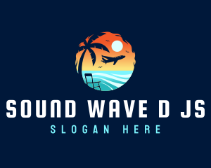 Vacation Beach Resort logo design