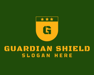 Stars Military Shield  logo design