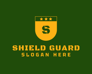 Stars Military Shield  logo design