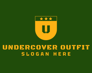 Stars Military Shield  logo