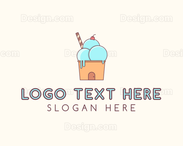 Ice Cream House Logo