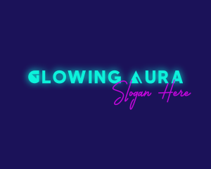 Modern Neon Sign logo design