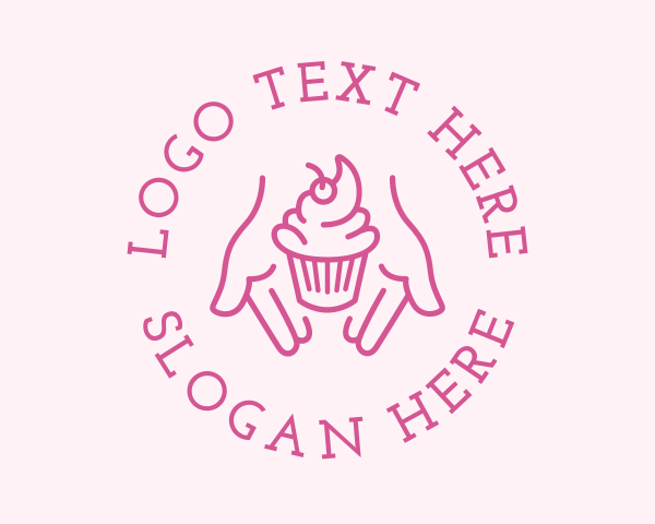 Pink logo example 1