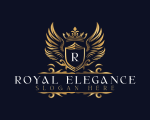 Royal Crown Wing logo design