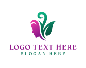 Woman Natural Leaf Spa logo