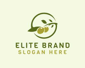 Green Olive Letter S  logo