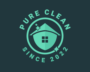 Clean Sparkle Home logo design