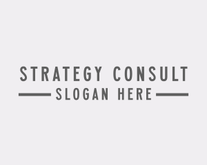 Modern Firm Consultant logo design