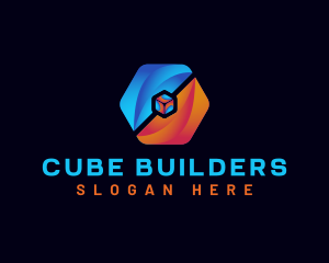 Cube Tech Application logo design