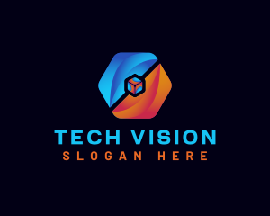 Cube Tech Application logo design