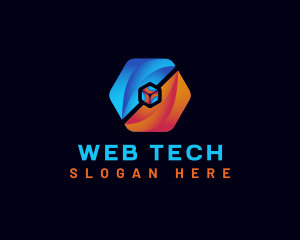 Cube Tech Application logo design