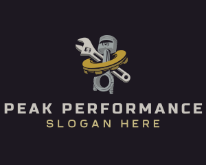 Mechanical Piston Repair logo design