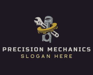 Mechanical Piston Repair logo design