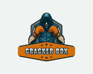 Boxing Fighter Athlete logo design