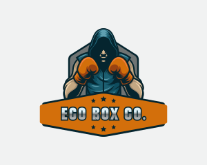 Boxing Fighter Athlete logo design