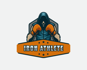 Boxing Fighter Athlete logo design