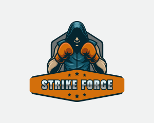 Boxing Fighter Athlete logo