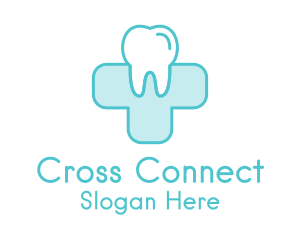 Dental Health Medical Cross  logo