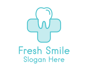 Dental Health Medical Cross  logo