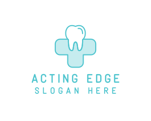 Dental Health Medical Cross  logo design