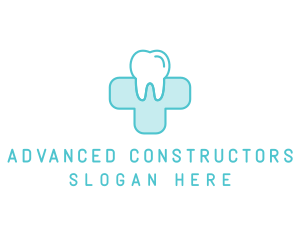 Dental Health Medical Cross  logo design