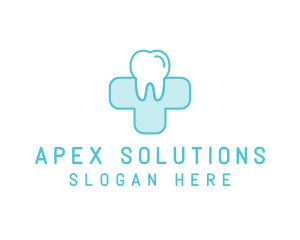 Dental Health Medical Cross  logo design