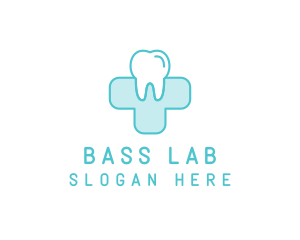 Dental Health Medical Cross  logo design