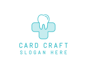 Dental Health Medical Cross  logo design