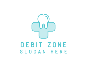 Dental Health Medical Cross  logo design