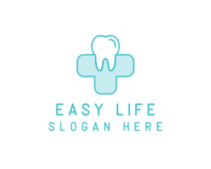 Dental Health Medical Cross  logo design