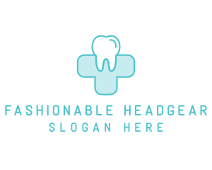 Dental Health Medical Cross  logo design