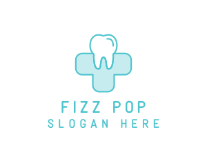 Dental Health Medical Cross  logo design