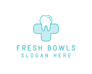 Dental Health Medical Cross  logo design