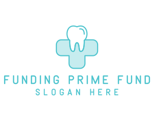 Dental Health Medical Cross  logo design