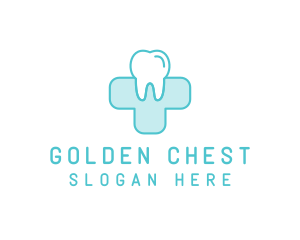 Dental Health Medical Cross  logo design